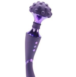 Vive Shiatsu Bendable Massage Vibe Purple